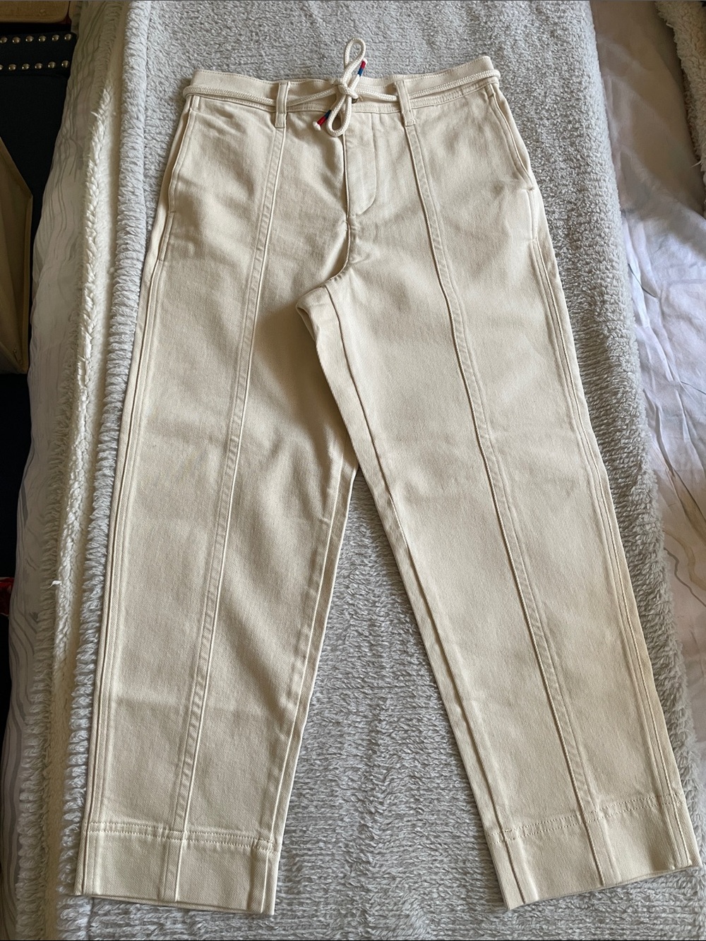 J. Crew Cream Colored Women’s Drawstring Chinos